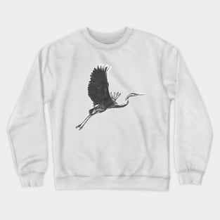 Great Blue Heron Crewneck Sweatshirt